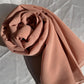 Georgette Hijab - Salmon Peach