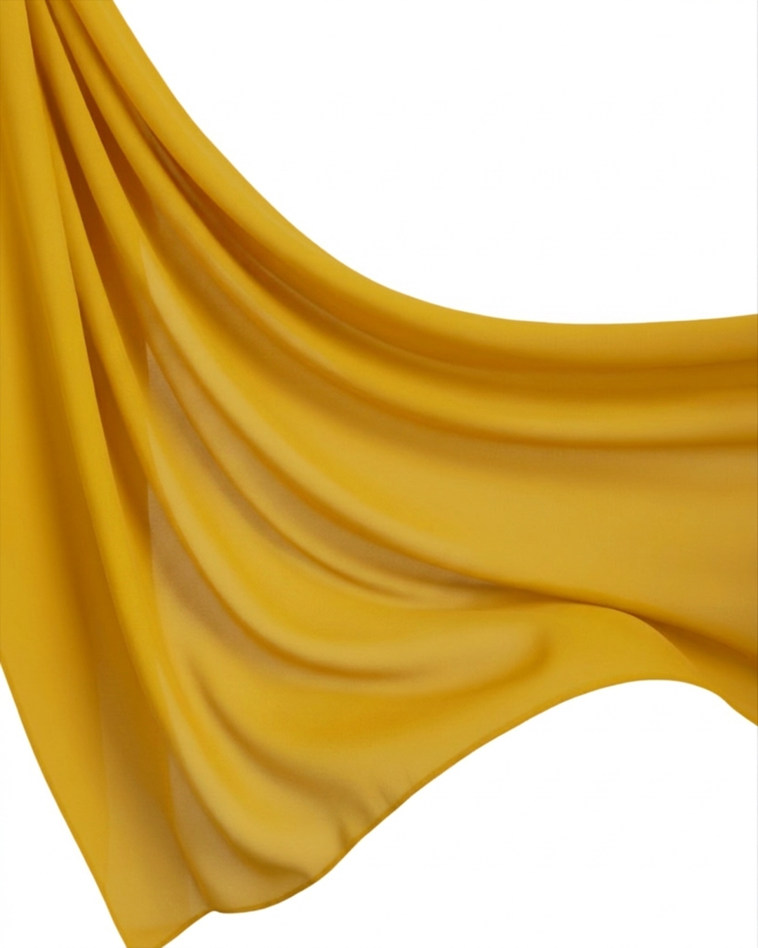 Georgette Hijab - Chrome Yellow