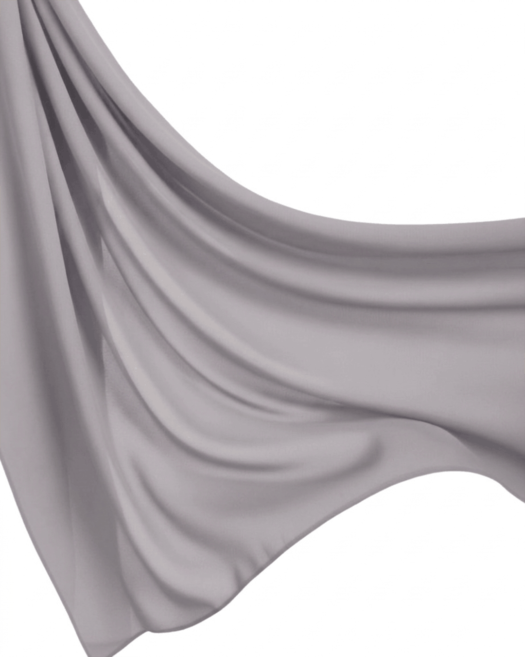 Georgette Hijab - Grey