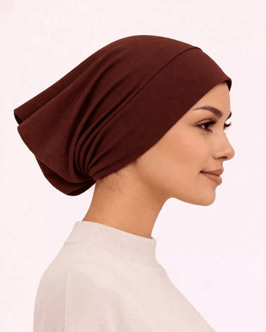 Tube Cap - Maroonish Brown