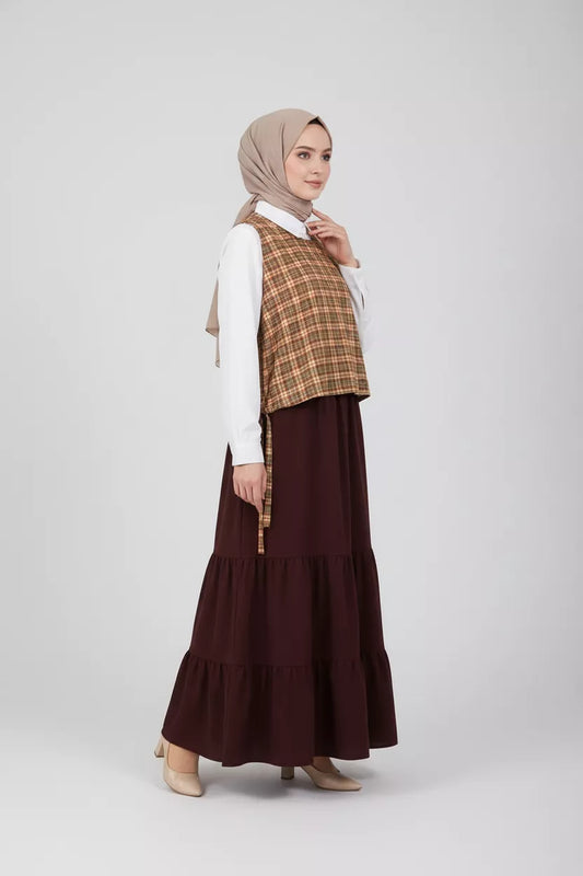 Burgundy Skirt 3 pc set
