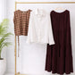 Burgundy Skirt 3 pc set