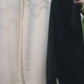 Noir Double-Crease Coat Abaya