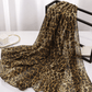 Cheetah Print Georgette Hijab