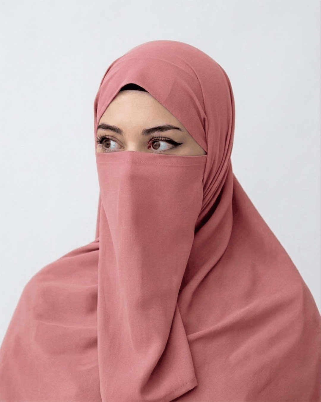 Hijab Naqab Set - Baby Pink