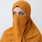 Hijab Naqab Set - Chrome Yellow