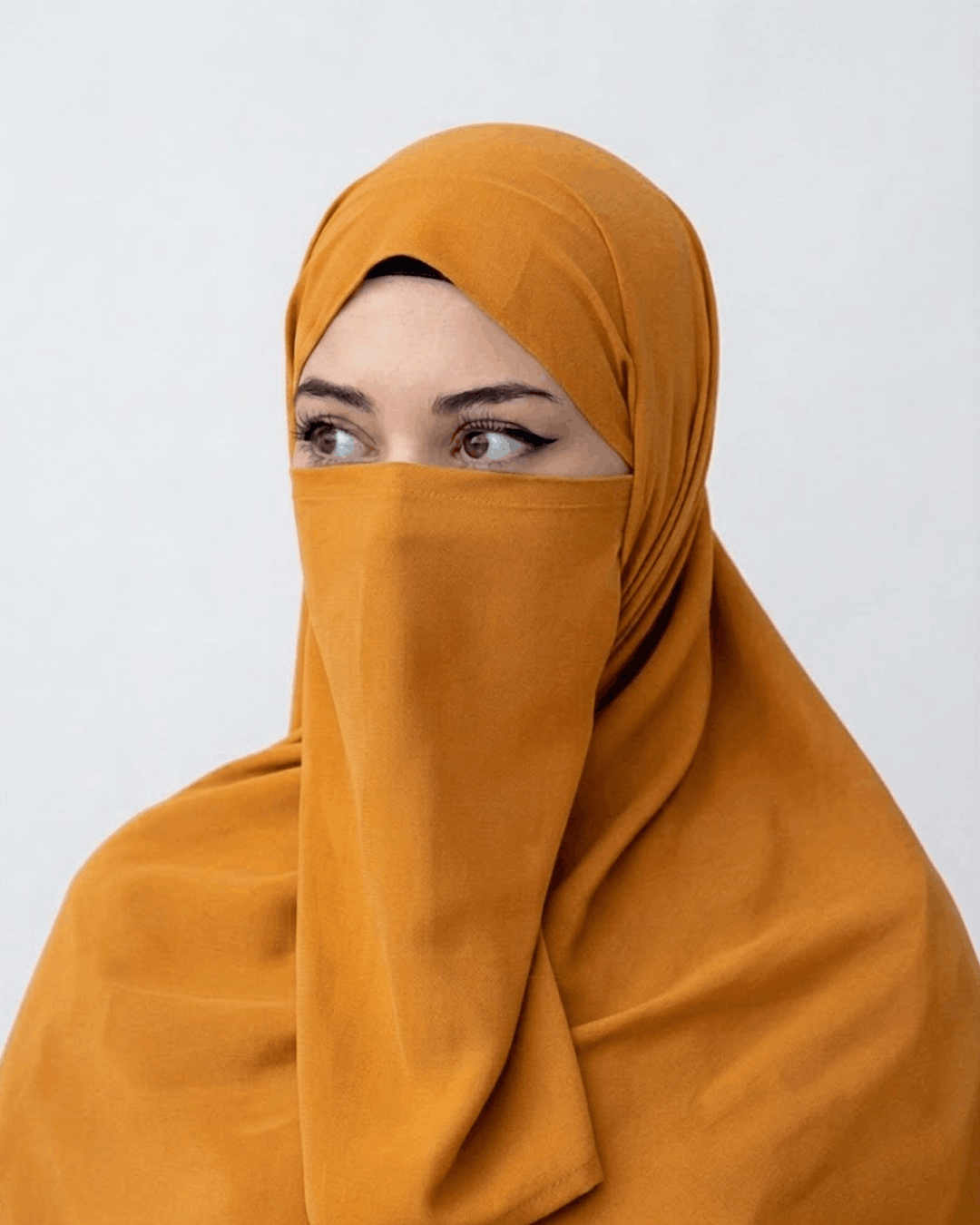 Hijab Naqab Set - Chrome Yellow