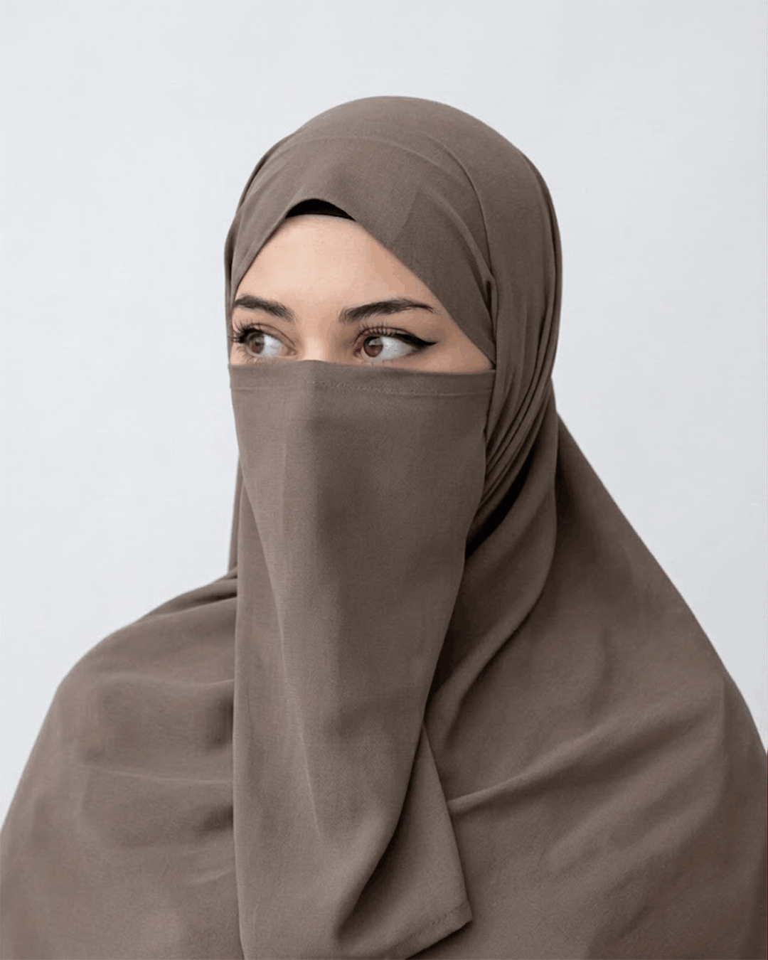 Hijab Naqab Set - Cocoa