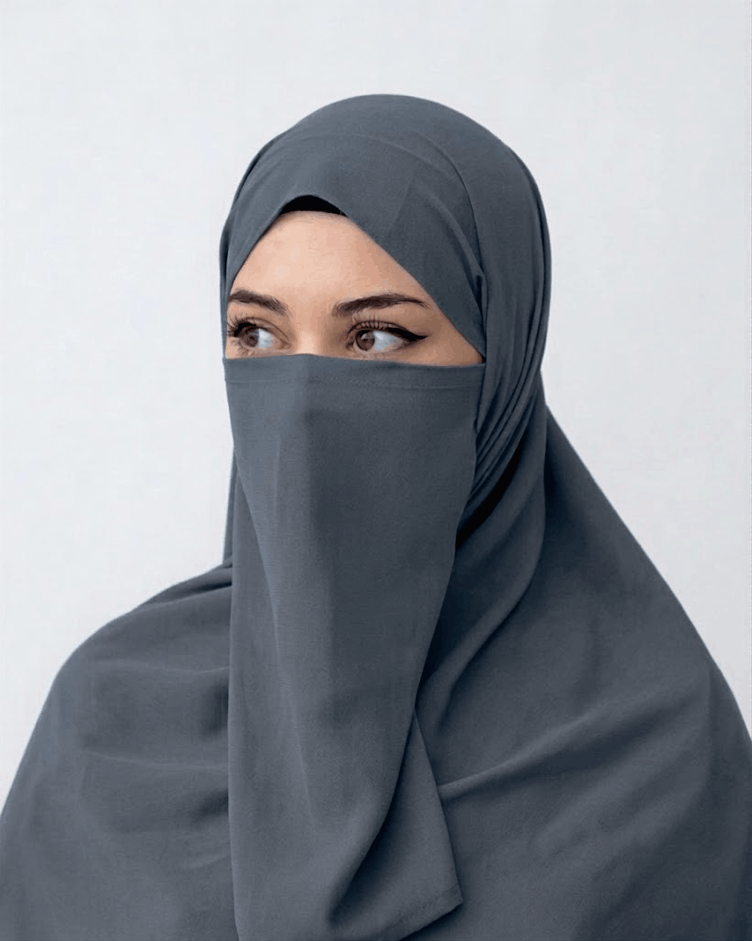 Hijab Naqab Set - Dark Sky