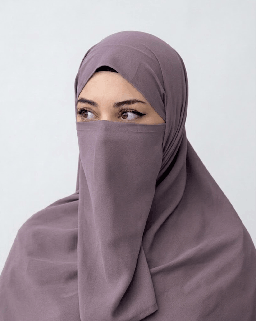 Hijab Naqab Set - Lavender