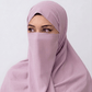 Hijab Naqab Set - Lilac