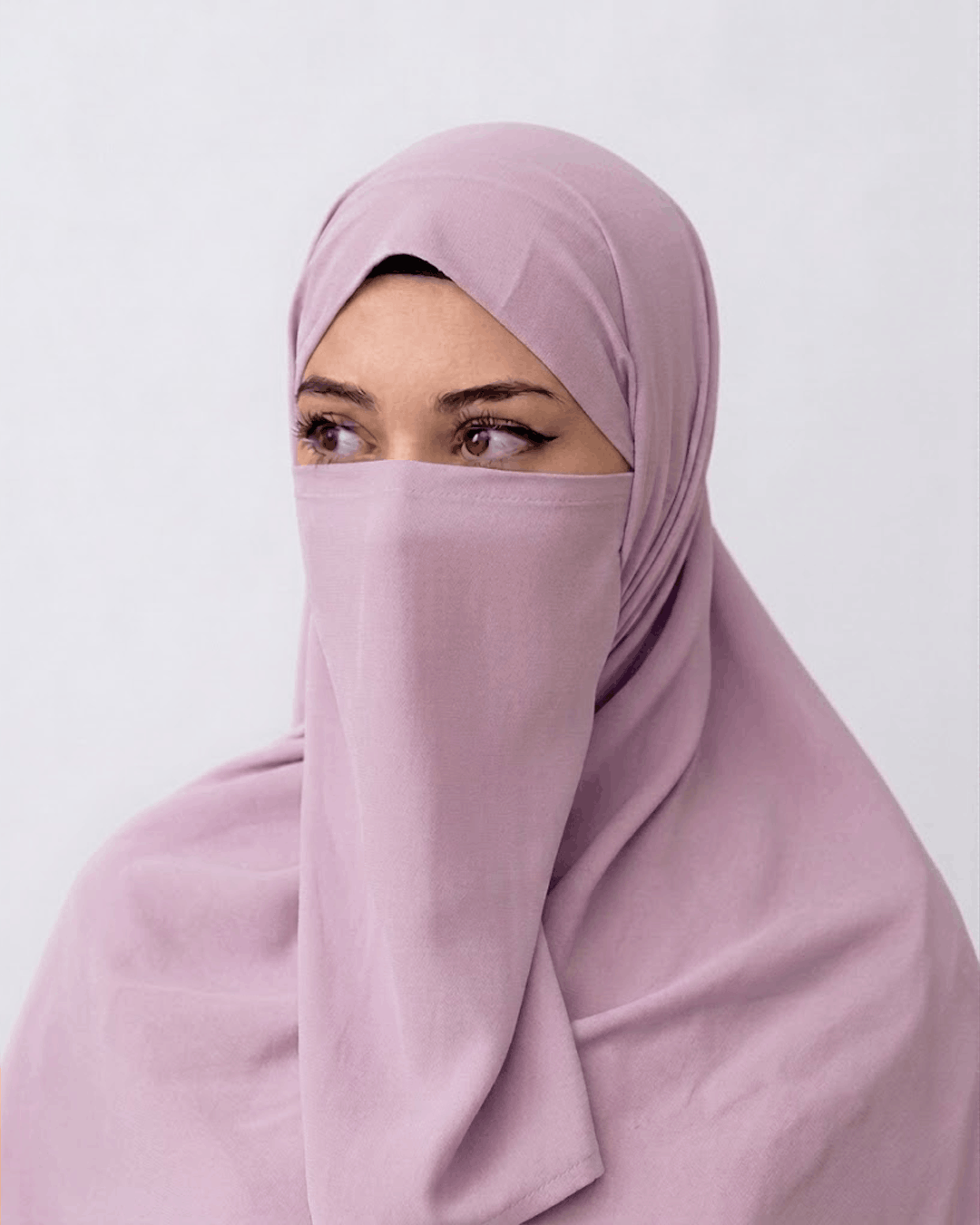 Hijab Naqab Set - Lilac