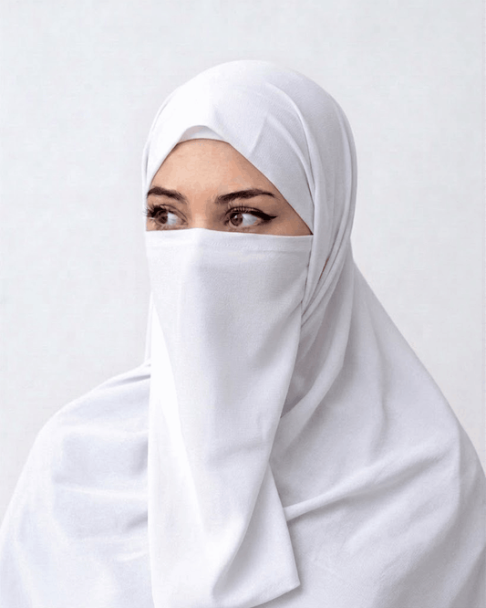 Hijab Naqab Set - White