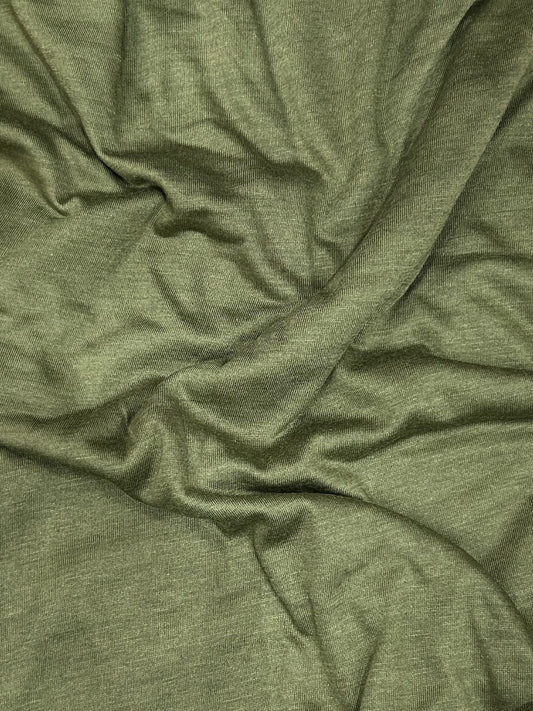 Jersey Hijab - Olive Green