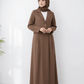 Mocha Muse Coat & Skirt Set