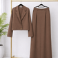 Mocha Muse Coat & Skirt Set