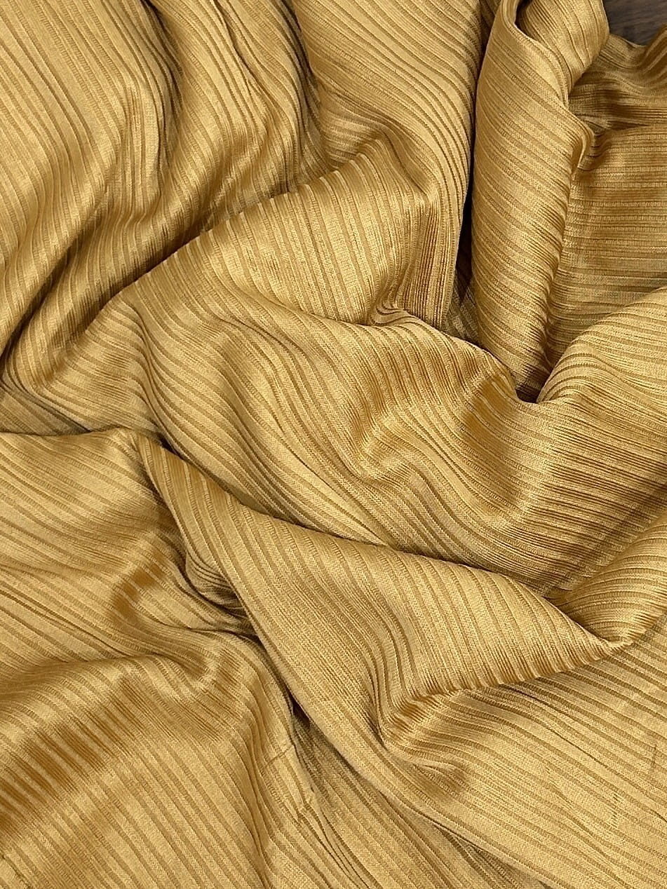 Ribbed Jersey Hijab - Mustard
