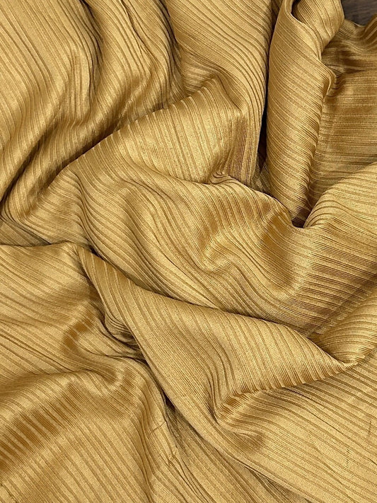 Ribbed Jersey Hijab - Mustard