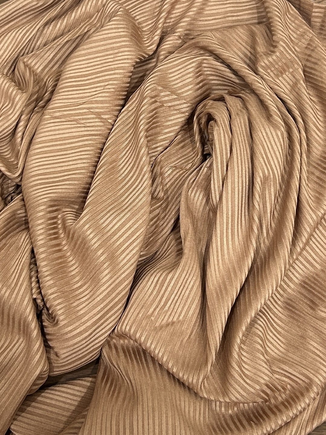 Ribbed Jersey Hijab - Skin